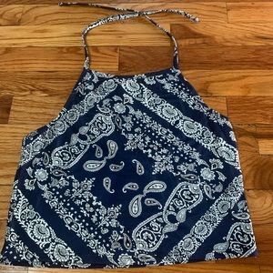 Bandana halter top